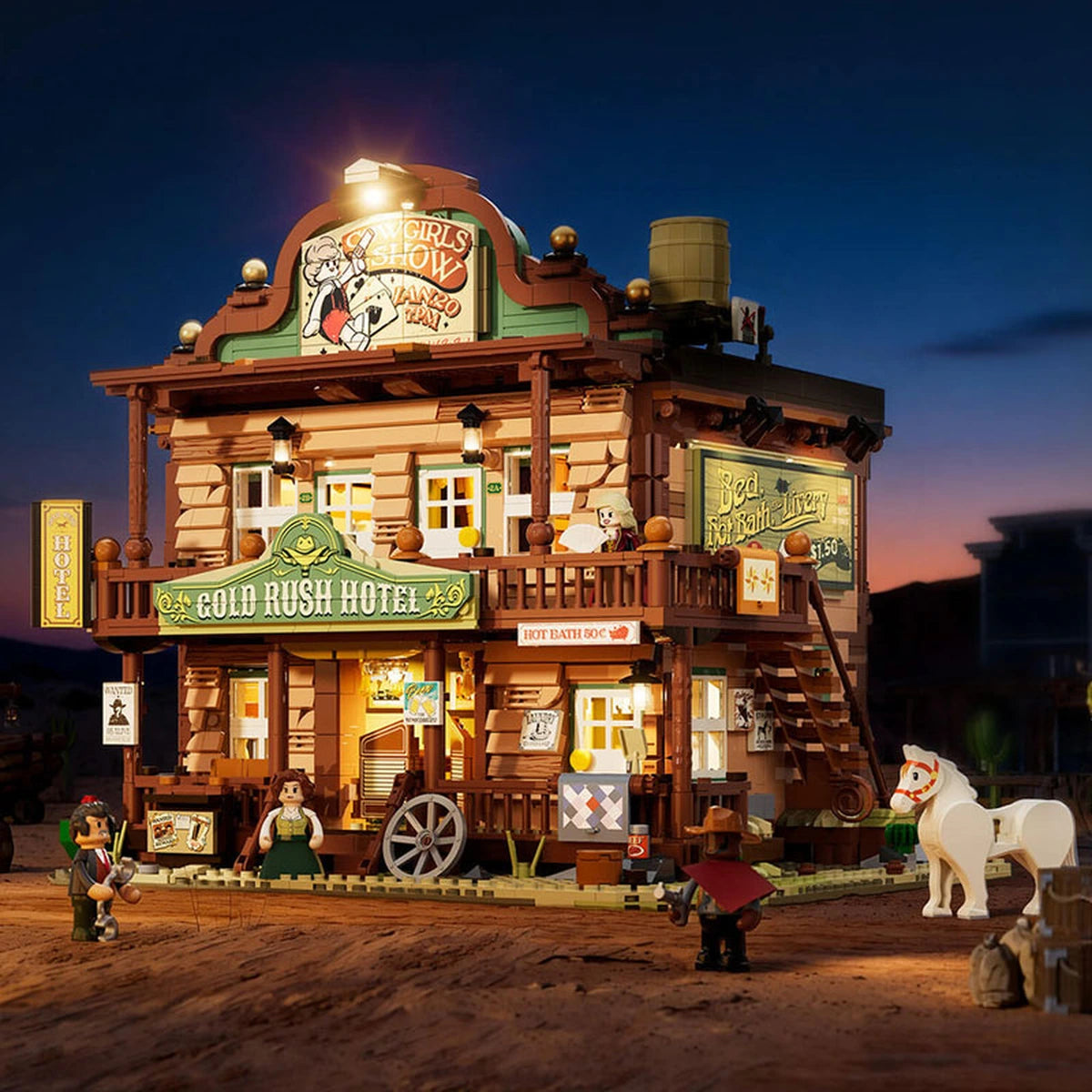 Lumibricks The Old West 14014 Old West Inn - Image 2