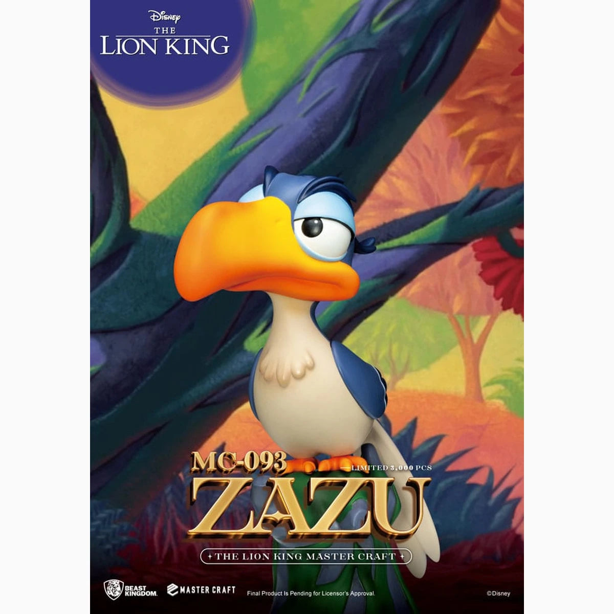Disney statuette Master Craft Le Roi Lion Zazu 20 cm - Image 5