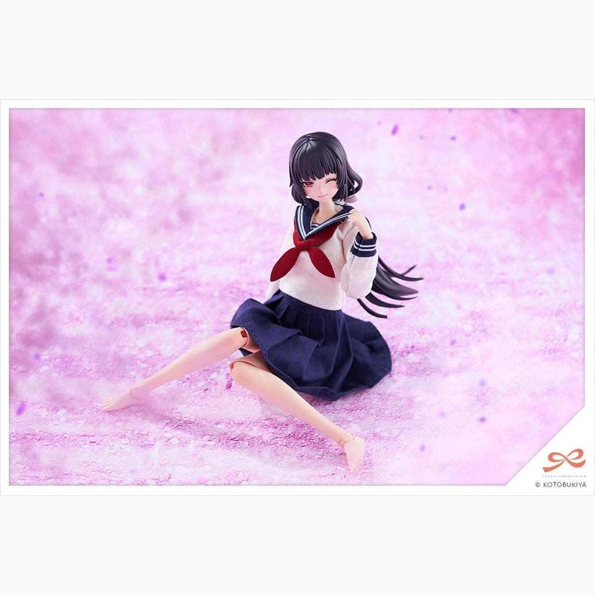 Sousaishojoteien Plastic Model Kit 1/10 Kiru Pla Kuon Yakushiji Touou High School Uniform 16 cm - Image 5