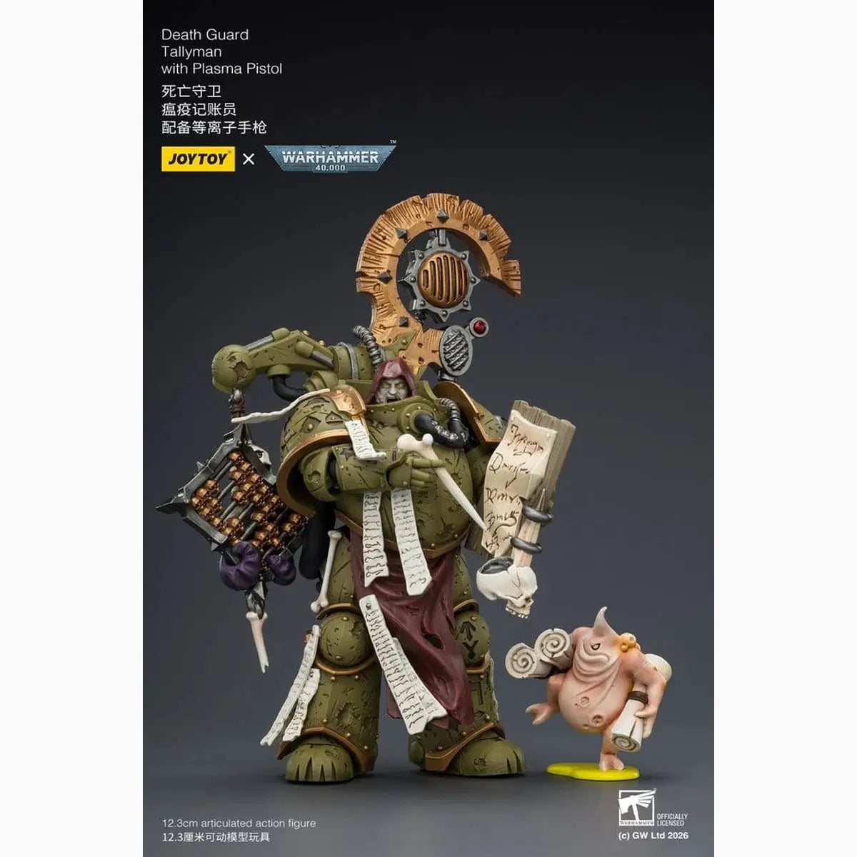 Warhammer 40,000 figurine Death Guard Tallyman 12 cm - Image 4