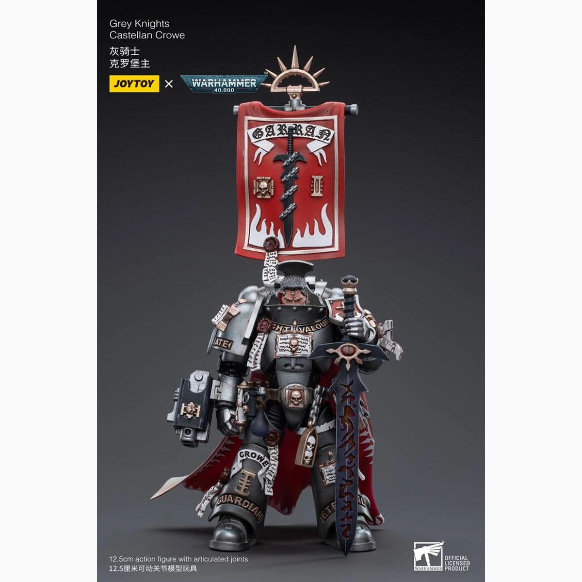 Warhammer 40k figurine 1/18 Grey Knights Castellan Crowe 12 cm - Image 3