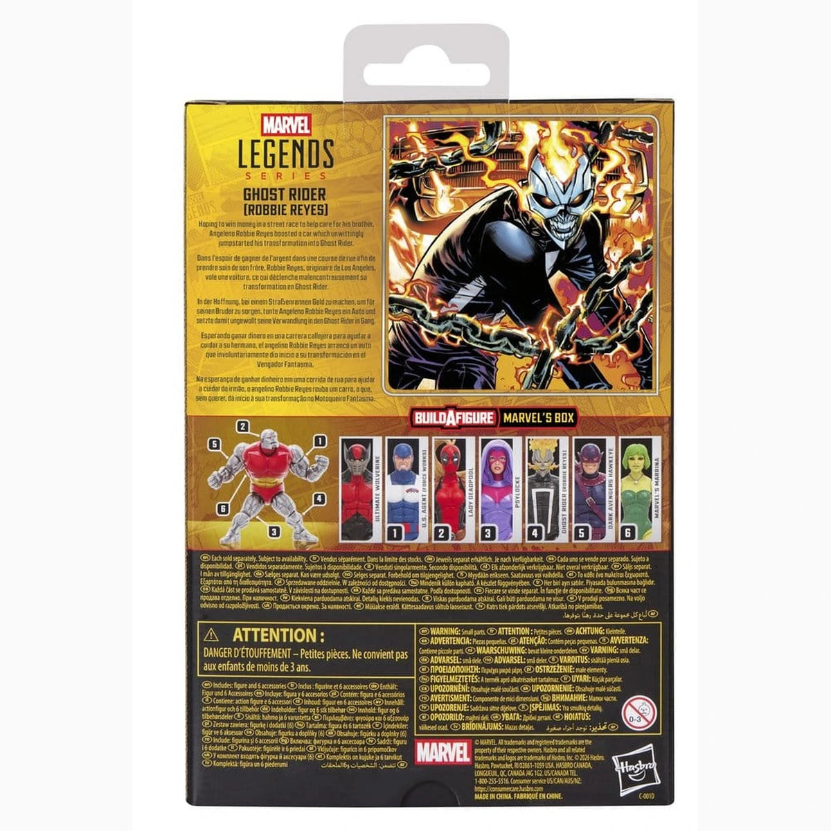 Marvel Legends figurine Ghost Rider (Robbie Reyes) (BAF: Marvel's Box) 15 cm - Image 3