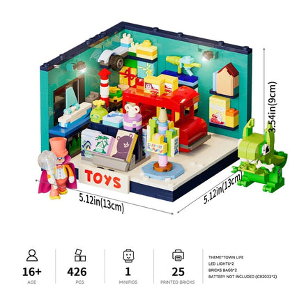 Lumibricks Town Life 15020 Toy Store Box - Image 4