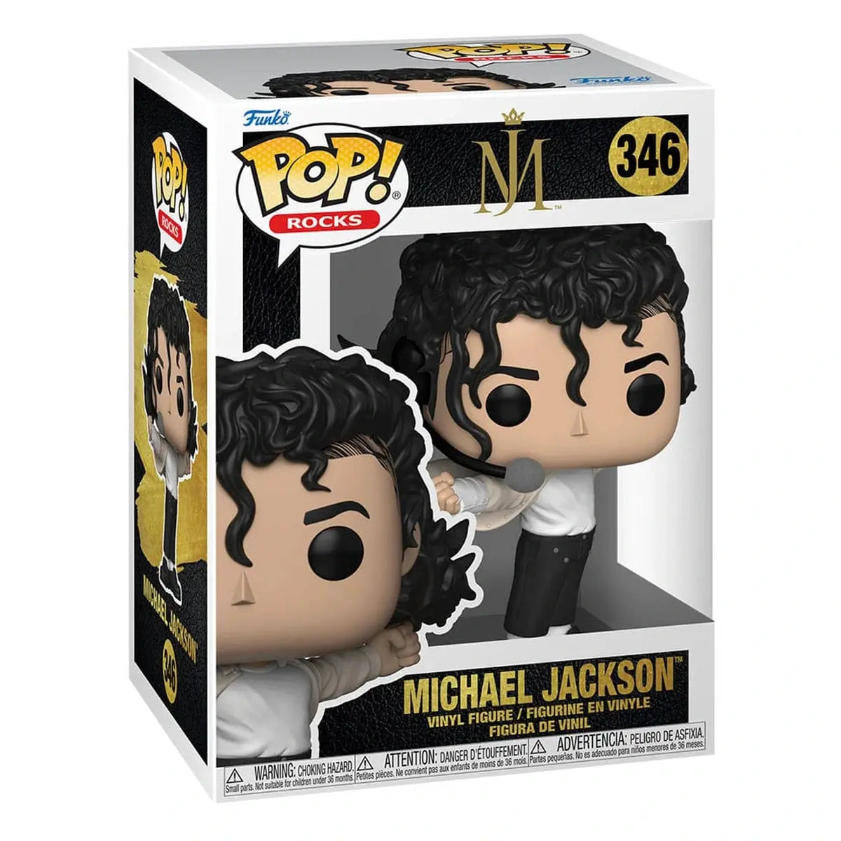 Michael Jackson POP! Rocks Vinyl Figurine Superbowl 9 cm - Image 4