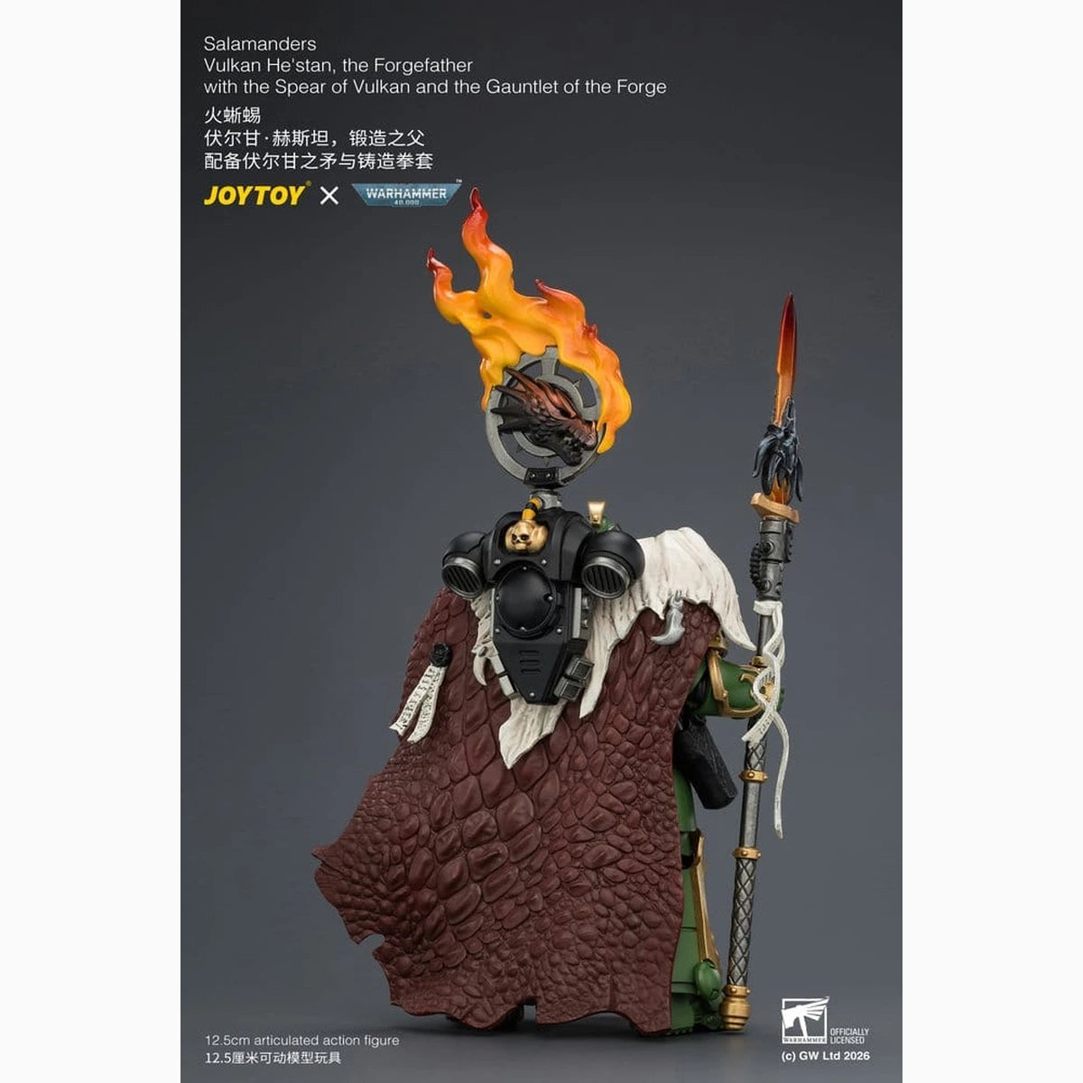 Warhammer figurine Salamanders Vulkan He'stan, the Forgefather 13 cm - Image 6