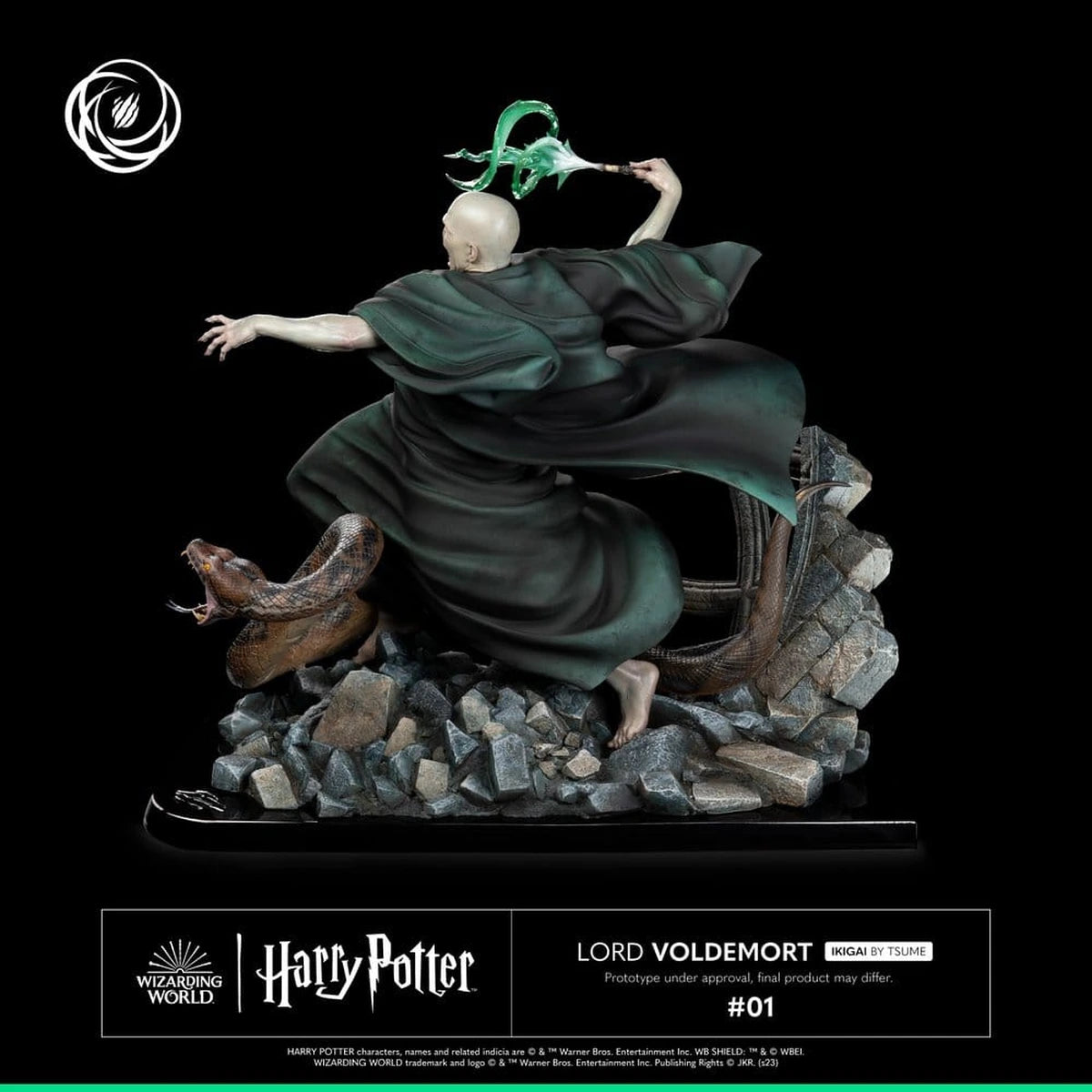 Harry Potter figurine 1/6 IKIGAI Lord Voldemort 32 cm - Image 5