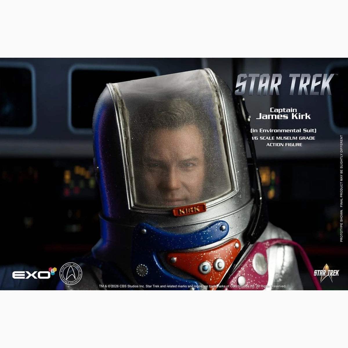 Star Trek: La série originale figurine 1/6 Captain James T. Kirk (in Environmental Suit) 29 cm - Image 3