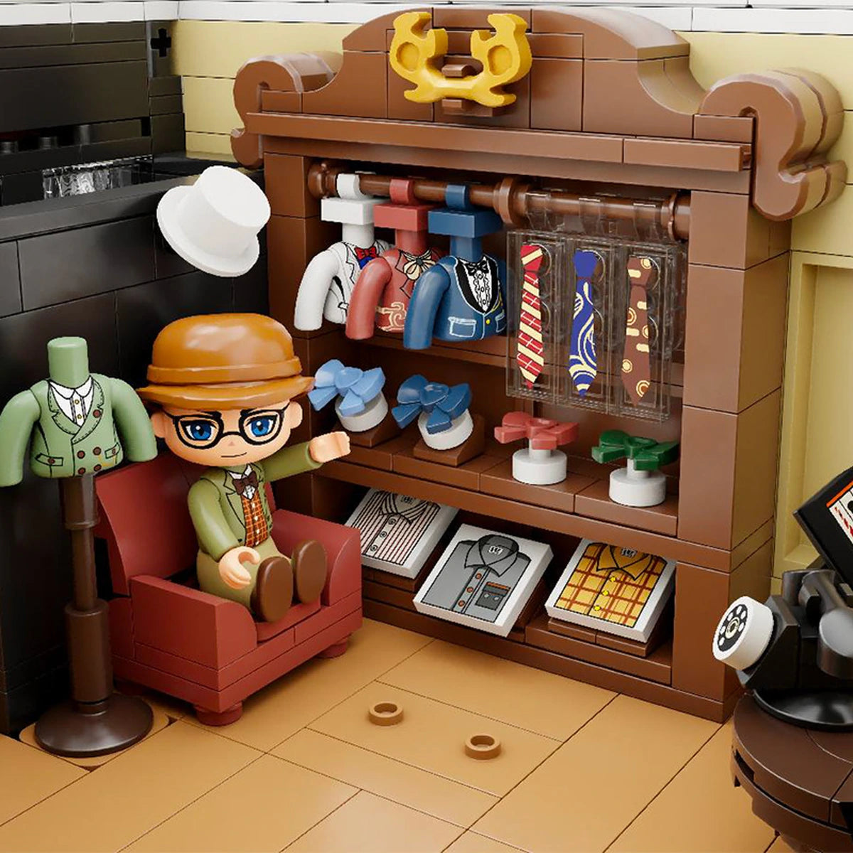 Modular Building Pantasy 85061 Tailor Shop 40cm - Image 3