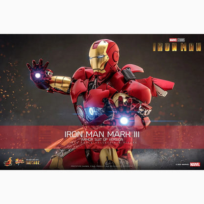 Iron Man figurine Movie Masterpiece Diecast 1/6 Iron Man Mark III (Armor Suit Up Version) 32 cm - Image 3