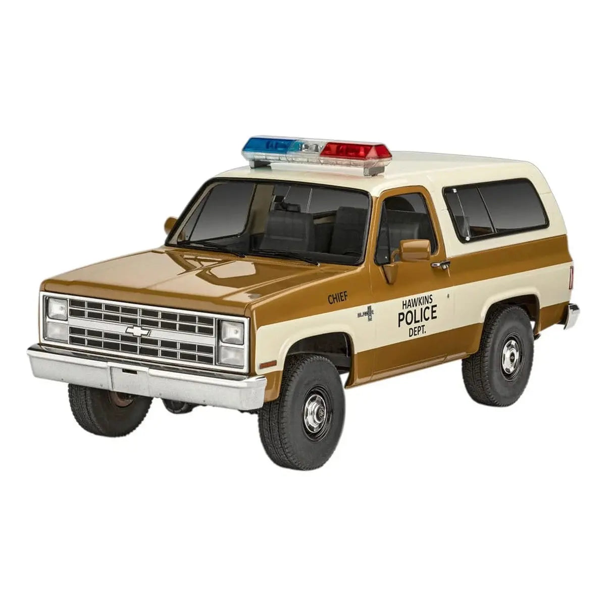 Stranger Things kit complet maquette 1/25 1985 Chevrolet K5 Blazer (Aqua Color) 19 cm - Image 1
