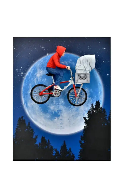 E.T  l'extra-terrestre figurine Elliott & E.T on Bicycle 13cm Neca
