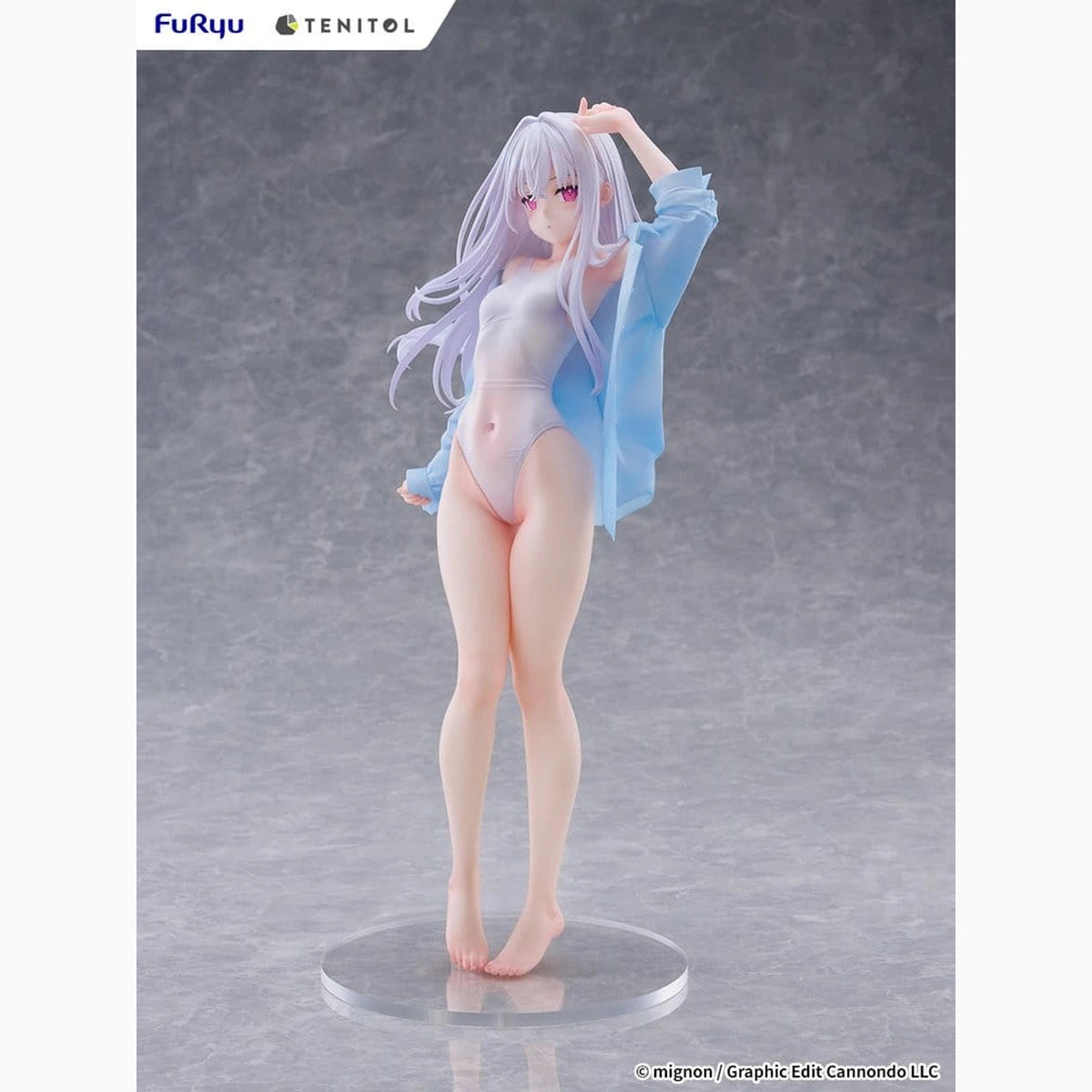 Mignon Works figurine PVC Tenitol Tall Shiro Swimsuit Ver. 30 cm - Image 4