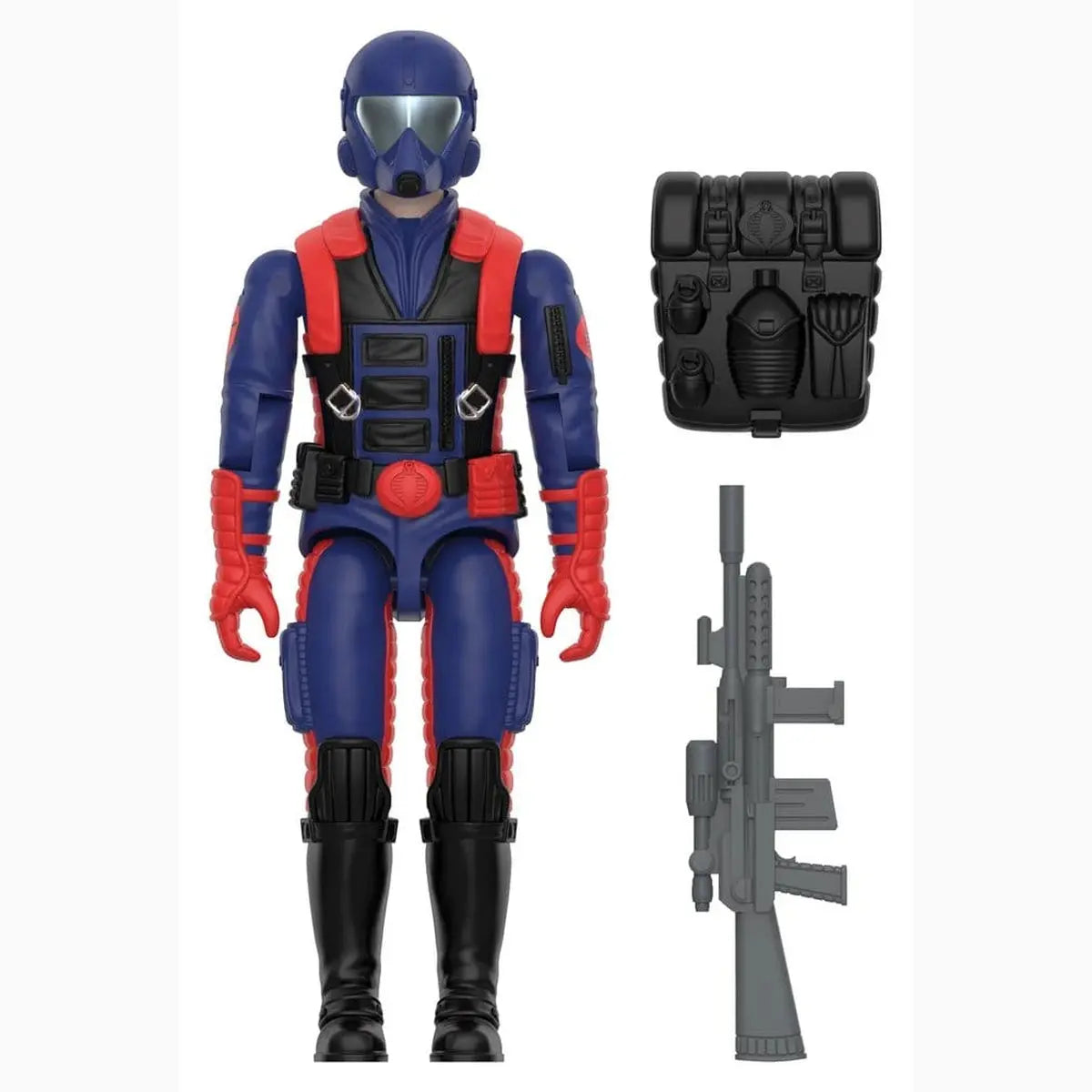 G.I. Joe ReAction+ figurine Wave 09 Cobra Viper Gunner - Image 3