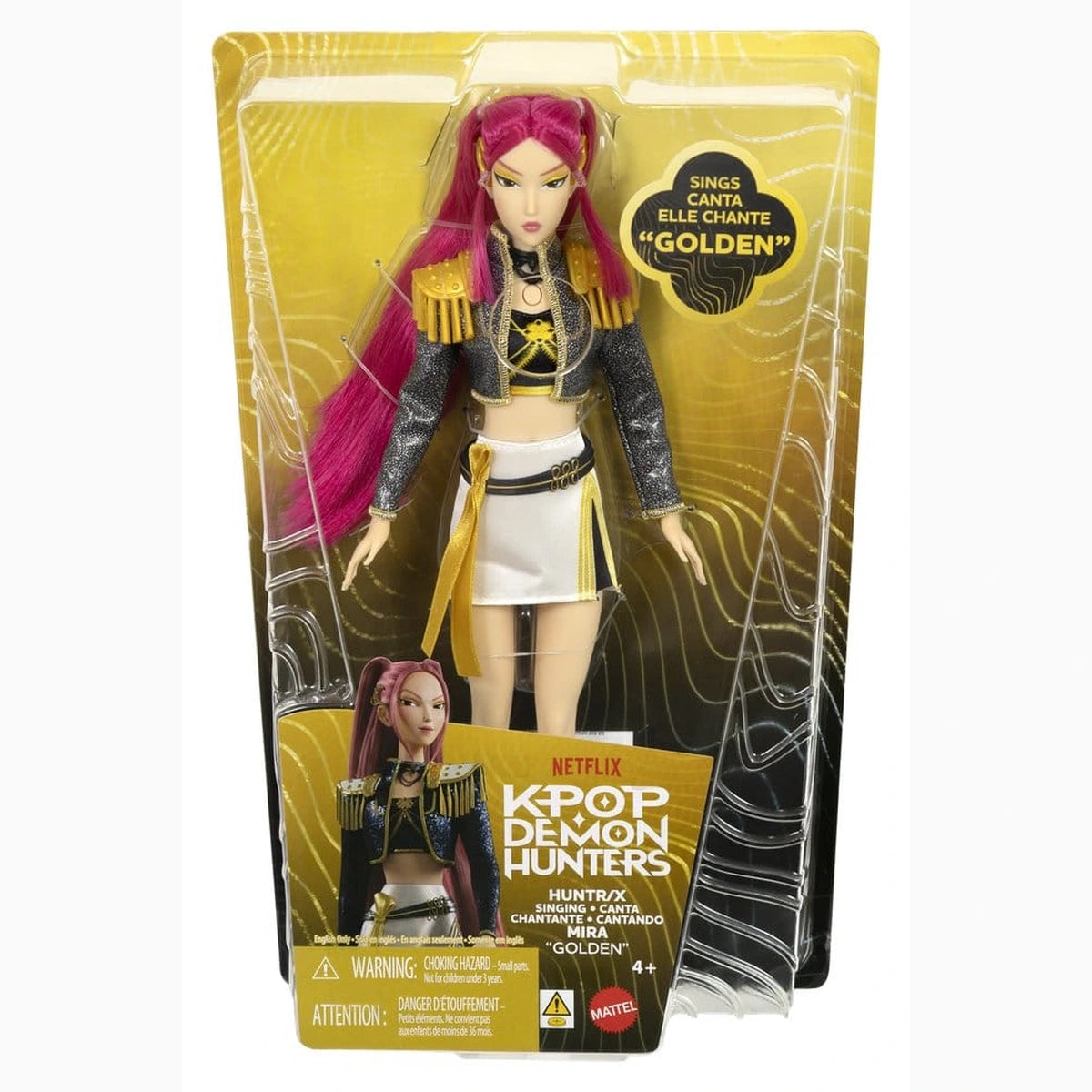 KPop Demon Hunters poupée chantante Huntrix Mira (Golden) - Image 2