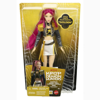 KPop Demon Hunters poupée chantante Huntrix Mira (Golden) - Image 2