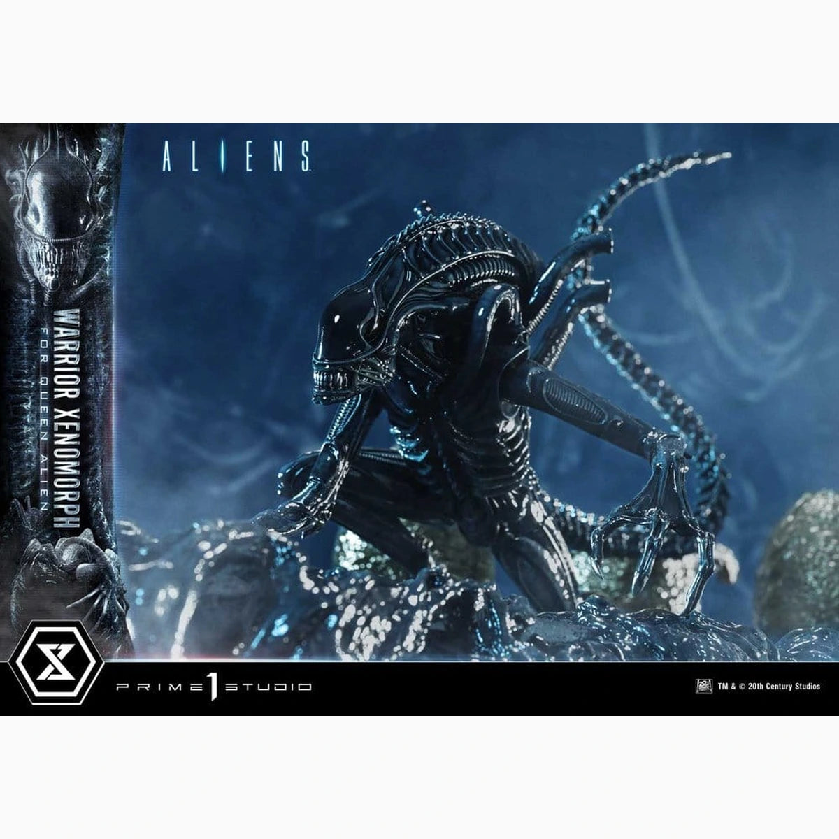 Aliens (Film) Ultimate Diorama Masterline Statue Warrior Xenomorph for Queen Alien 23 cm - Image 5