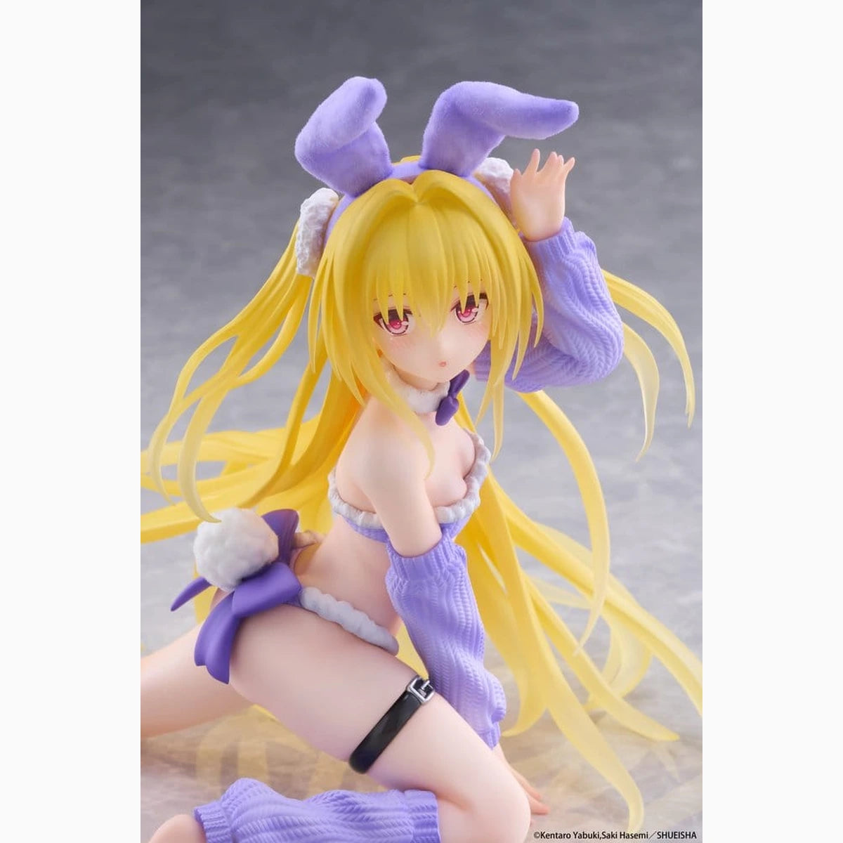 To Love-Ru Darkness figurine PVC MOFLOCK Golden Darkness (Fluffy Bunny Ver.) 13 cm - Image 6