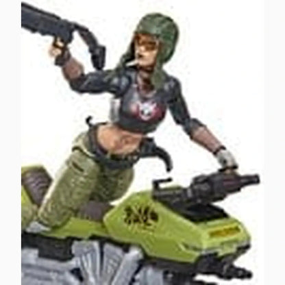 G.I. Joe Classified Series figurine et véhicule #194 Zanya et Dreadnok Chameleon (Swamp Skier) 15 cm - Image 2