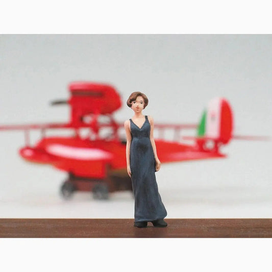 Porco Rosso Maquette avec figurine 1/48 Savoia S.21F Version 2 & Gina - Image 1