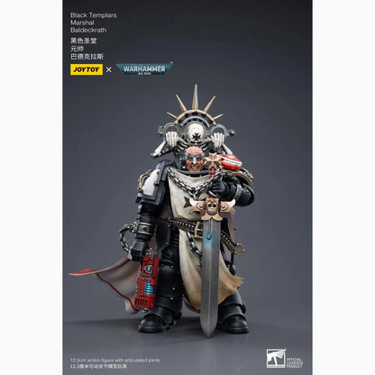 Warhammer 40k figurine 1/18 Black Templars Marshal Baldeckrath 12 cm - Image 3