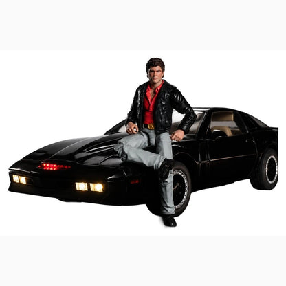 Knight Rider figurine 1/12 K.I.T.T. avec Michael Knight - Image 1
