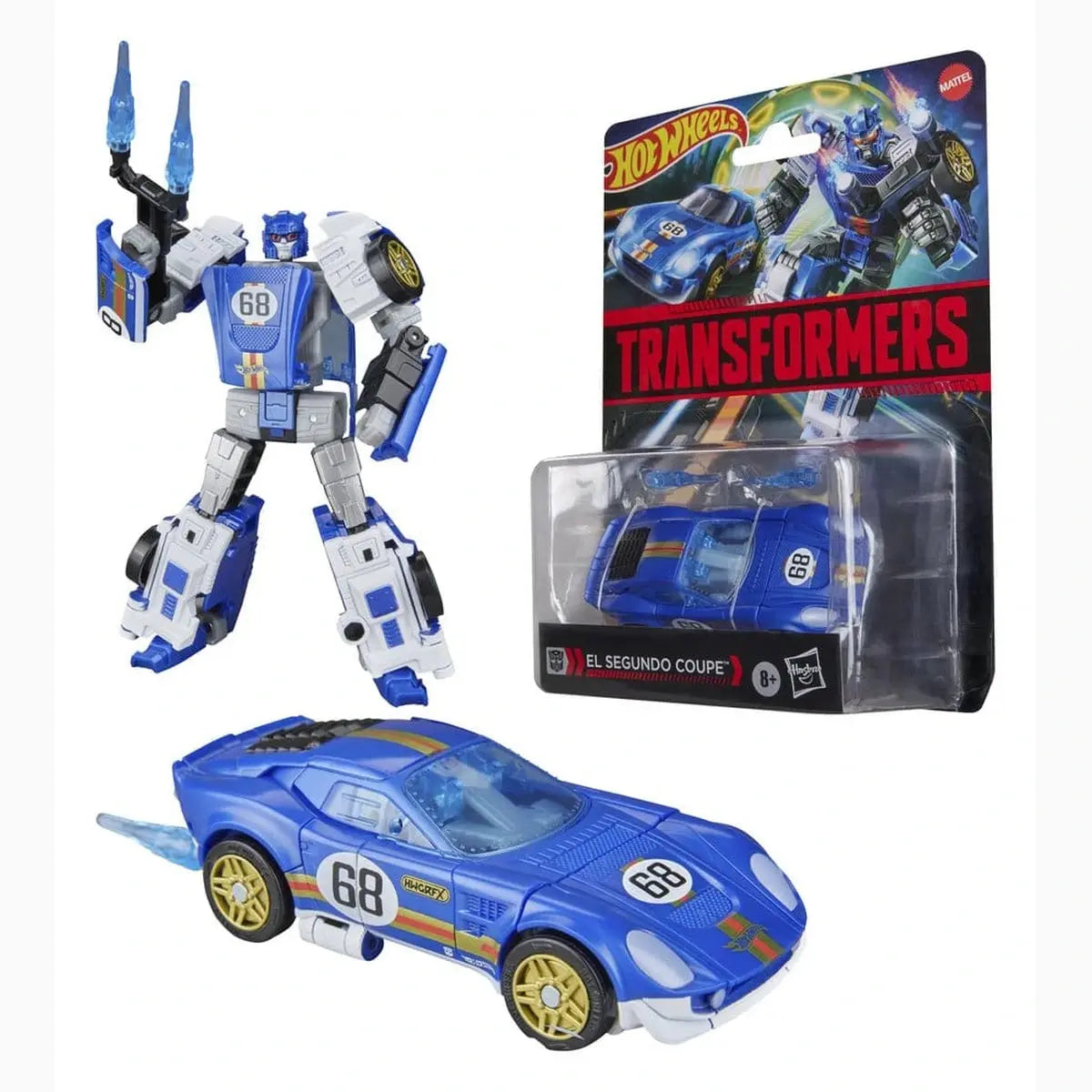 Transformers x Hot Wheels Collaborative Deluxe Class figurine El Segundo Coupe 13 cm - Image 4