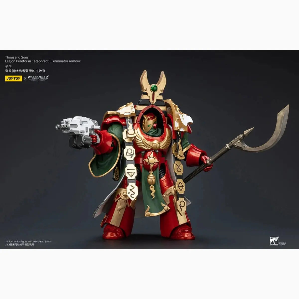 Warhammer The Horus Heresy figurine 1/18 Thousand sons Legion Praetor in Cataphractii Terminator Armour 12 cm - Image 6