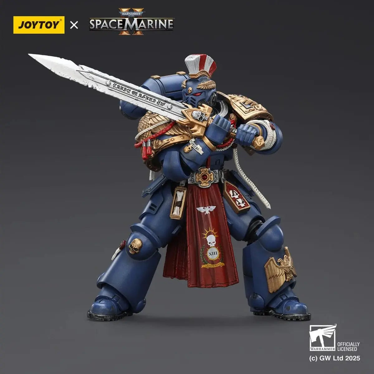 Warhammer 40,000: Space Marine 2 figurine Ultramarines Relic Primus Armourwith Plasma Pistol and Combat Blade 13 cm - Image 6