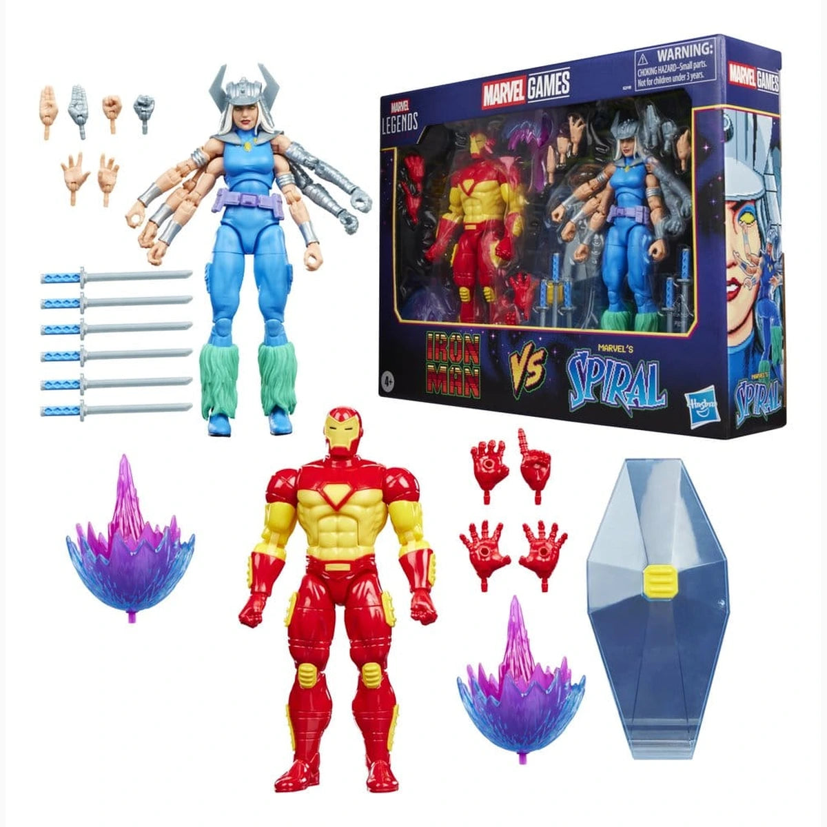 Marvel Games Marvel Legends pack 2 figurines Iron Man & Marvel's Spiral 15 cm - Image 5