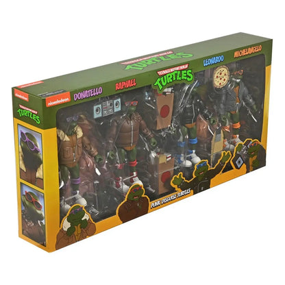 Tortues Ninja (Cartoon) figurines Pack de 4 Punk Turtles 18 cm - Image ajoutée 10