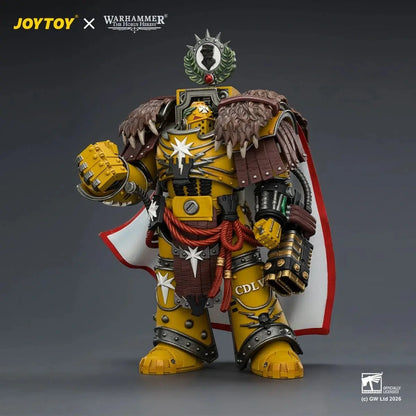 Warhammer figurine Imperial Fists Lord Castellan Evander Garrius, The Tyrant of Cthonia 14 cm - Image 5
