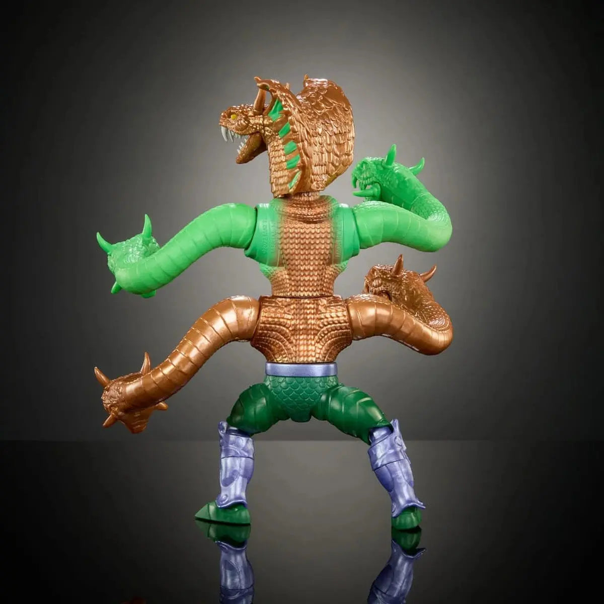 MOTU x TMNT: Turtles of Grayskull figurine Deluxe King Hiss 14 cm - Image 7