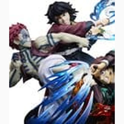 Demon Slayer: Kimetsu no Yaiba figurine PVC Tanjiro Kamado & Giyu Tomioka & Akaza 13 cm - Image 2