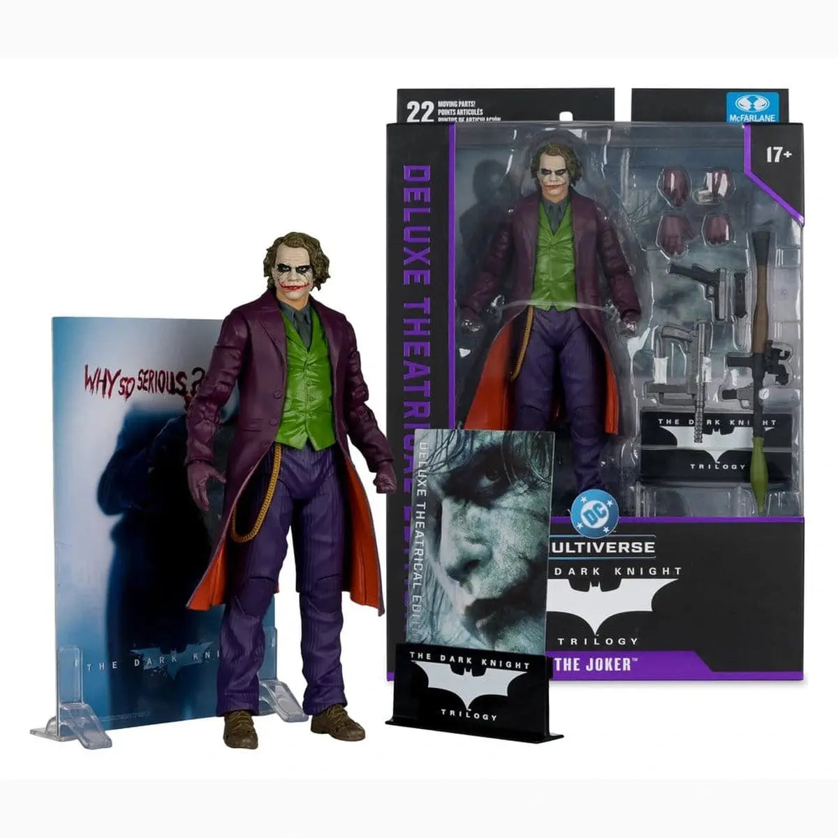 The Dark Knight : Le Chevalier noir DC Multiverse Deluxe Theatrical Edition figurine Joker 18 cm - Image 7