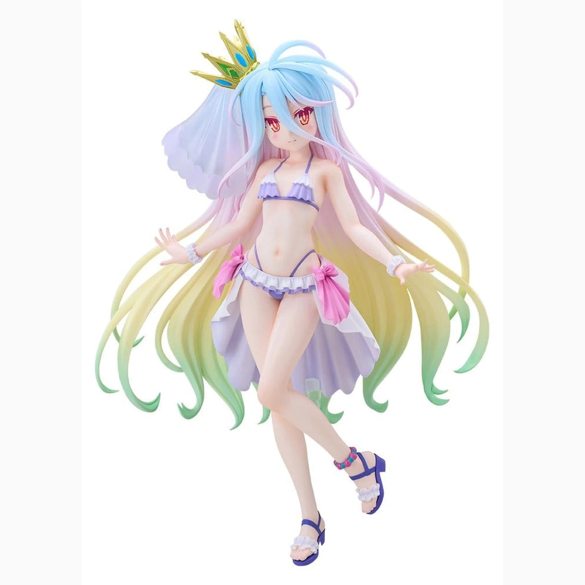 No Game No Life figurine PVC Tenitol Tall Shiro swimwear dress Ver. 29 cm - Image 1