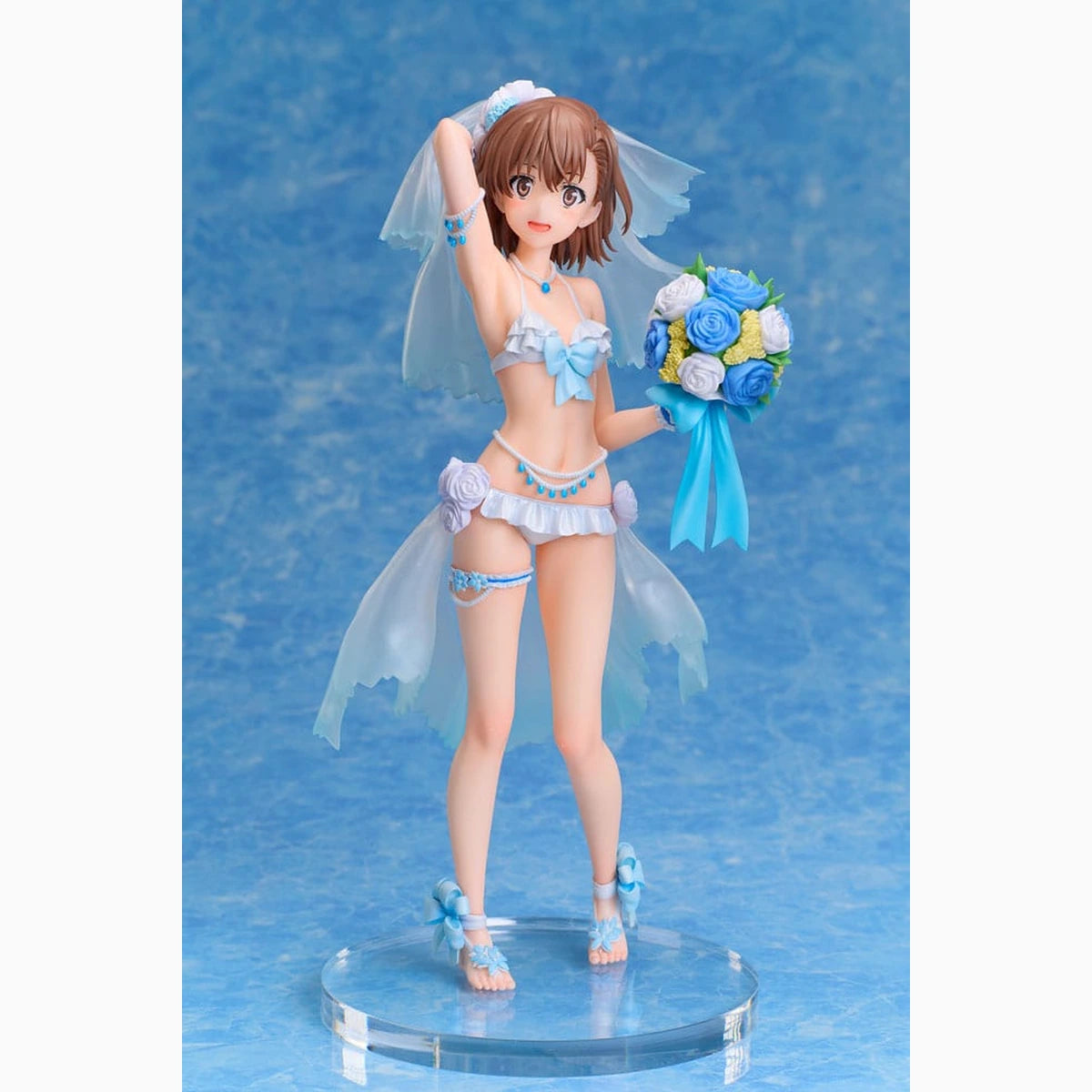 A Certain Scientific Railgun T statuette PVC 1/7 Mikoto Misaka Wedding Swimsuit Ver. 25 cm - Image 3