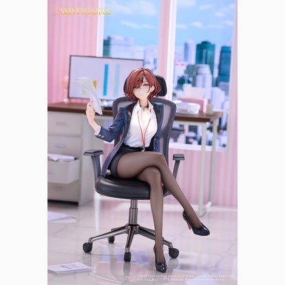The Idolmaster Shiny Colors x Mahjong Soul figurine PVC 1/7 Madoka Higuchi Effortless Work Ver. 21 cm - Image 3