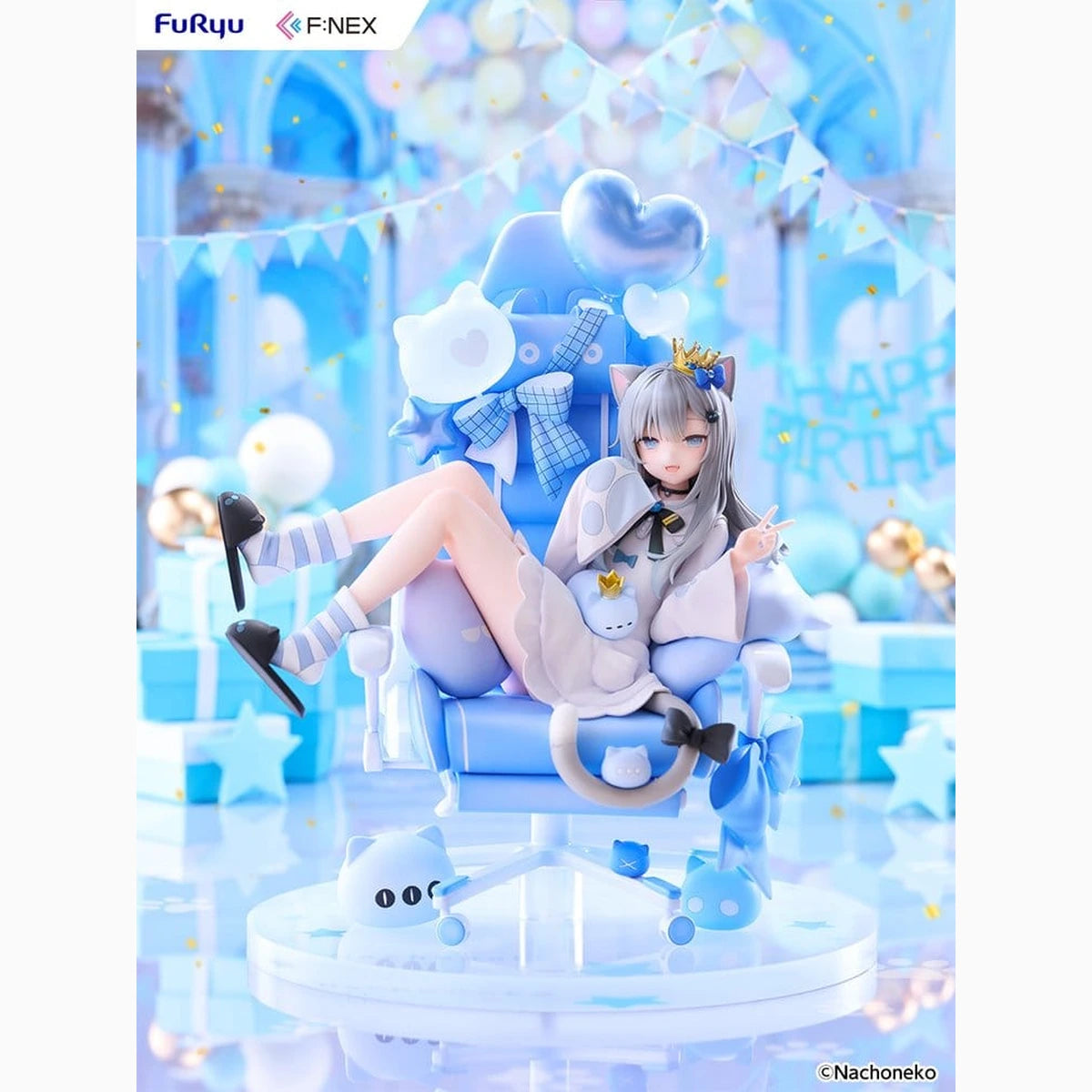 Virtual YouTuber figurine PVC 1/7 F:NEX Nachoneko Birthday Ver. 24 cm - Image 2