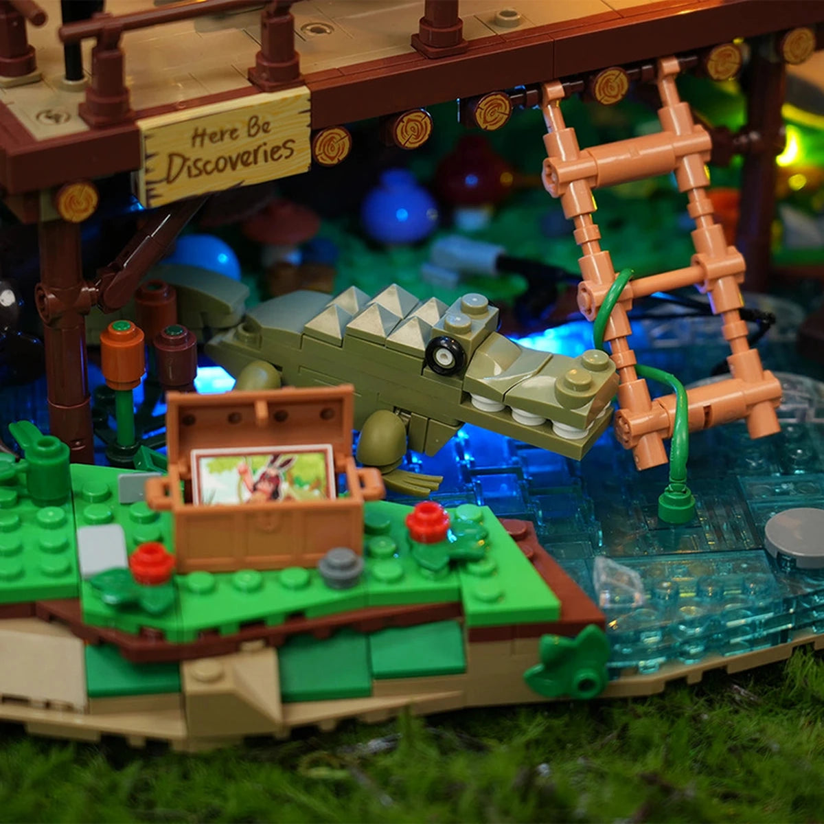 Lumibricks Retro House 10015 Misty Forest Cabin - Image 3