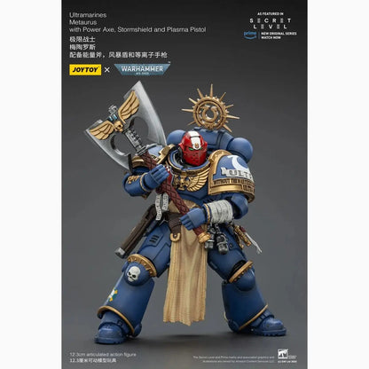 Warhammer 40,000 figurine Ultramarines Metaurus with Power Axe, Stormshield and Plasma Pistol 13 cm - Image 7