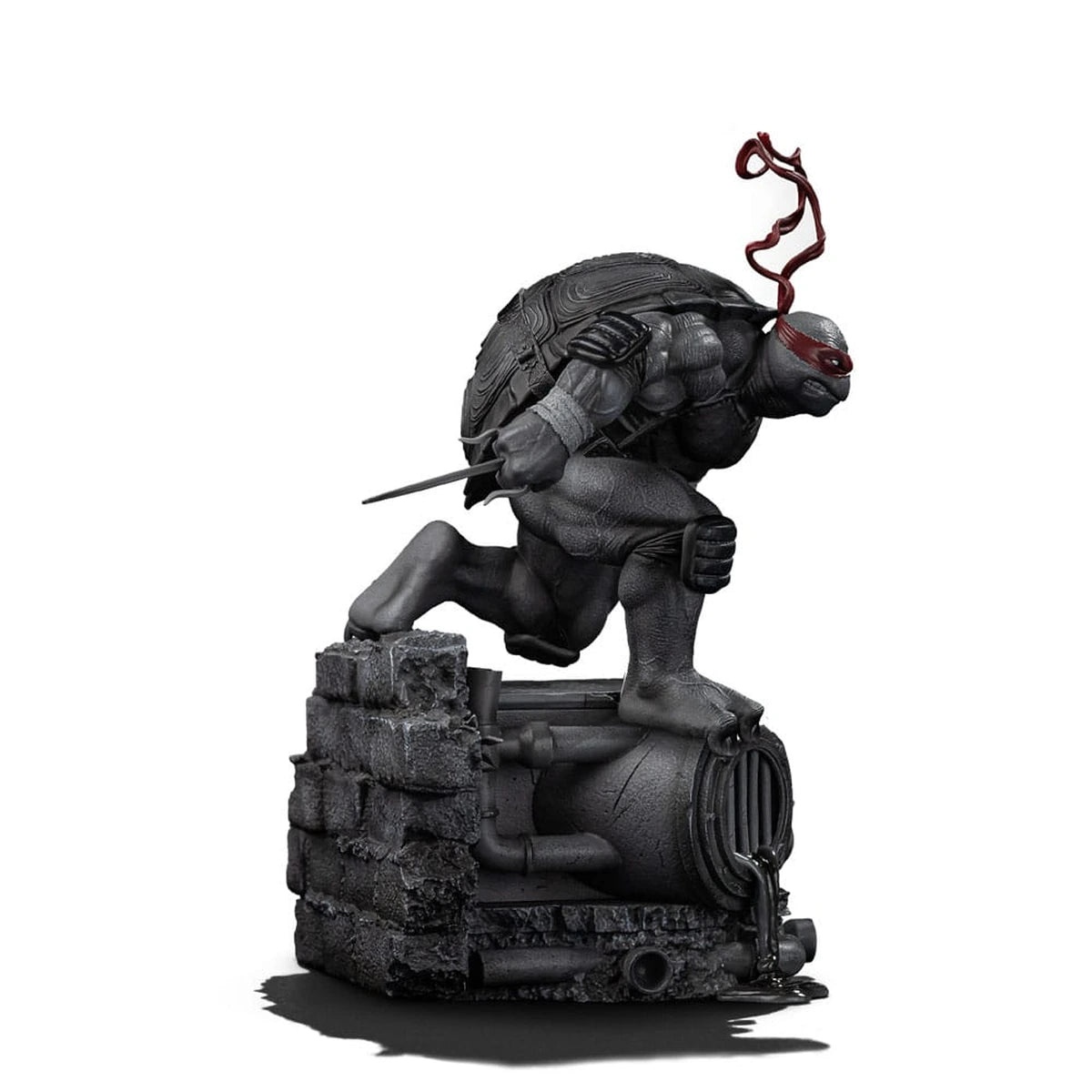 Tortues Ninja statuette 1/10 Art Scale Raphael Black and White Variant 26 cm heo exclusive - Image 6