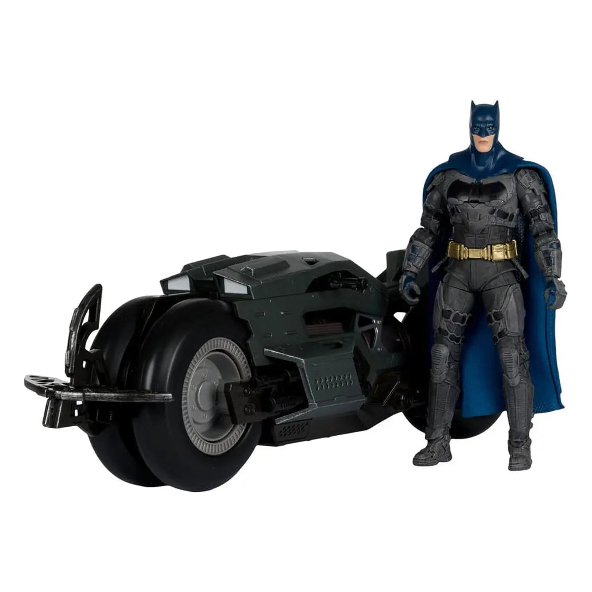 The Flash DC Multiverse véhicule Batcycle with Batman - Image 1
