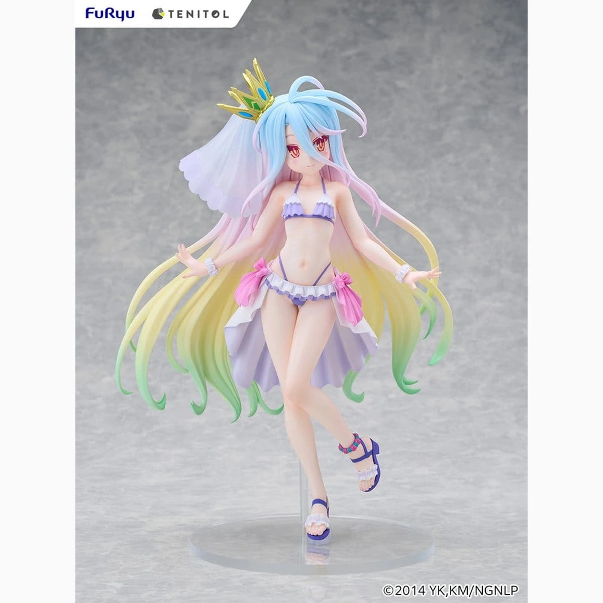 No Game No Life figurine PVC Tenitol Tall Shiro swimwear dress Ver. 29 cm - Image 4