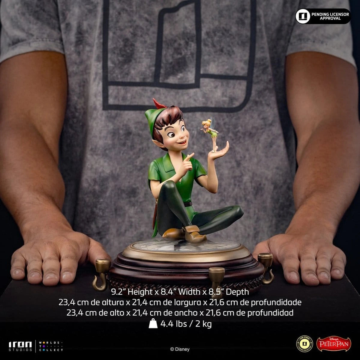 Peter Pan (1953) statuette 1/10 Art Scale Peter Pan & Tinkerbell 23 cm - Image 3
