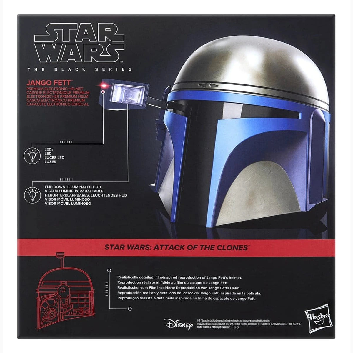 Star Wars Episode II Black Series casque électronique Jango Fett - Image 4