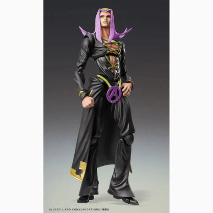 JoJo's Bizarre Adventure Part 5 figurine Super Action Chozokado Leone Abbacchio Black Ver. 16 cm - Image 4