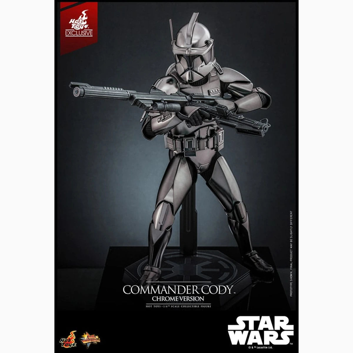 Star Wars figurine Movie Masterpiece 1/6 Commander Cody (Chrome Version) Hot Toys Exclusive 30 cm - Image 4