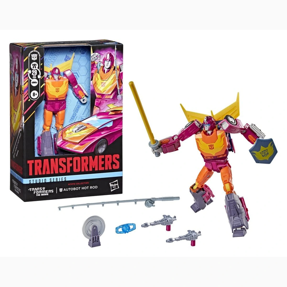 The Transformers: The Movie Studio Series Voyager Class figurine MTMTE Collection: Autobot Hot Rod 14 cm - Image 4