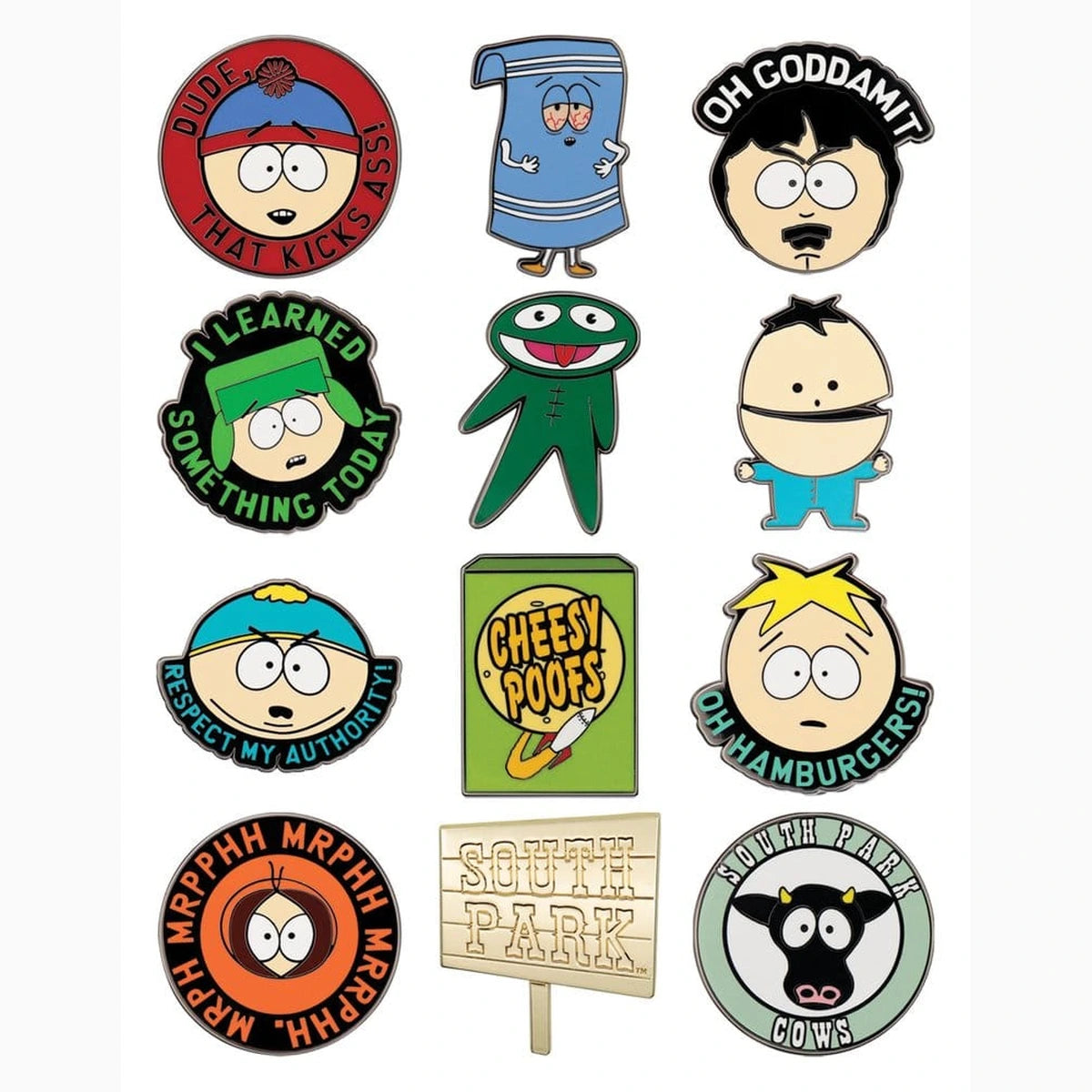 South Park présentoir boîte-mystère Mystery Pin's (12) - Image 1