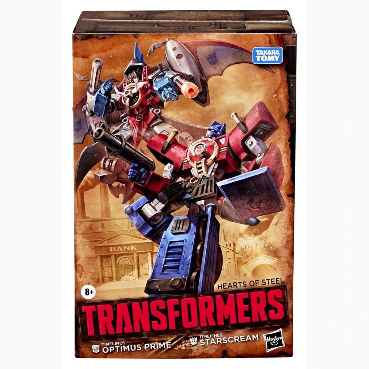 Transformers Timelines Hearts of Steel Comic Edition Figurines Optimus Prime & Starscream 14 cm - Image 4